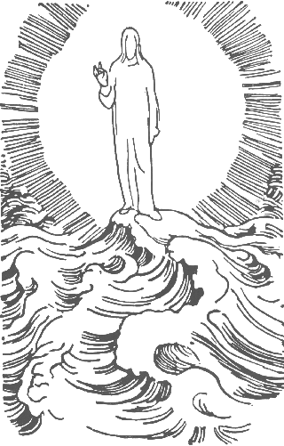 Christus auf den Wellen